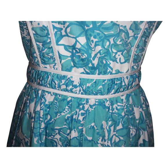 Lilly Pulitzer Sz 2 SHE'S A FOX - BECKY Shorely Blue Dress - Picture 7 of 7